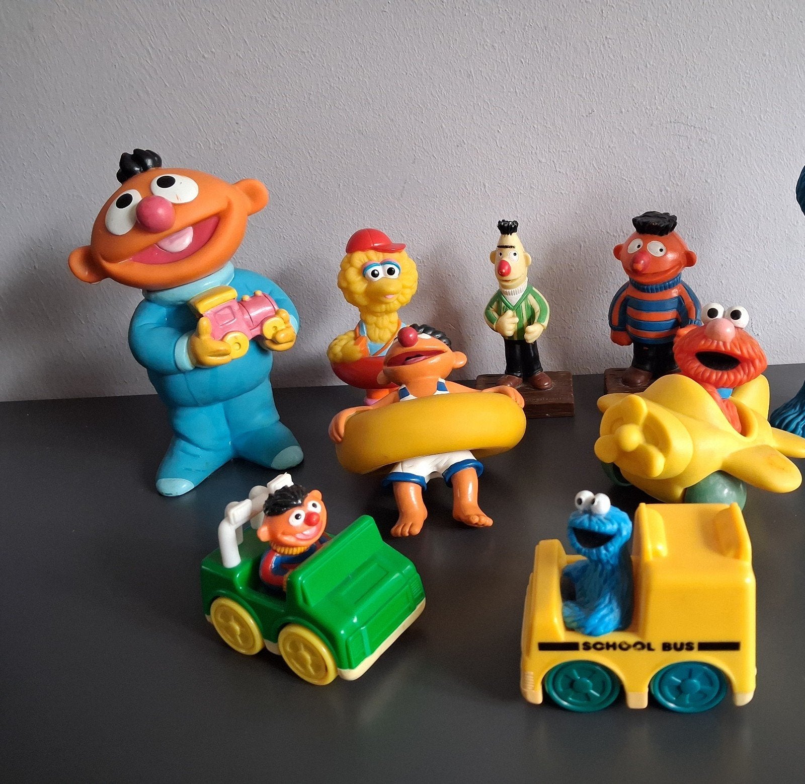 Sesamstraat vintage set illco muppets inc jim Henson, Ophalen of Verzenden