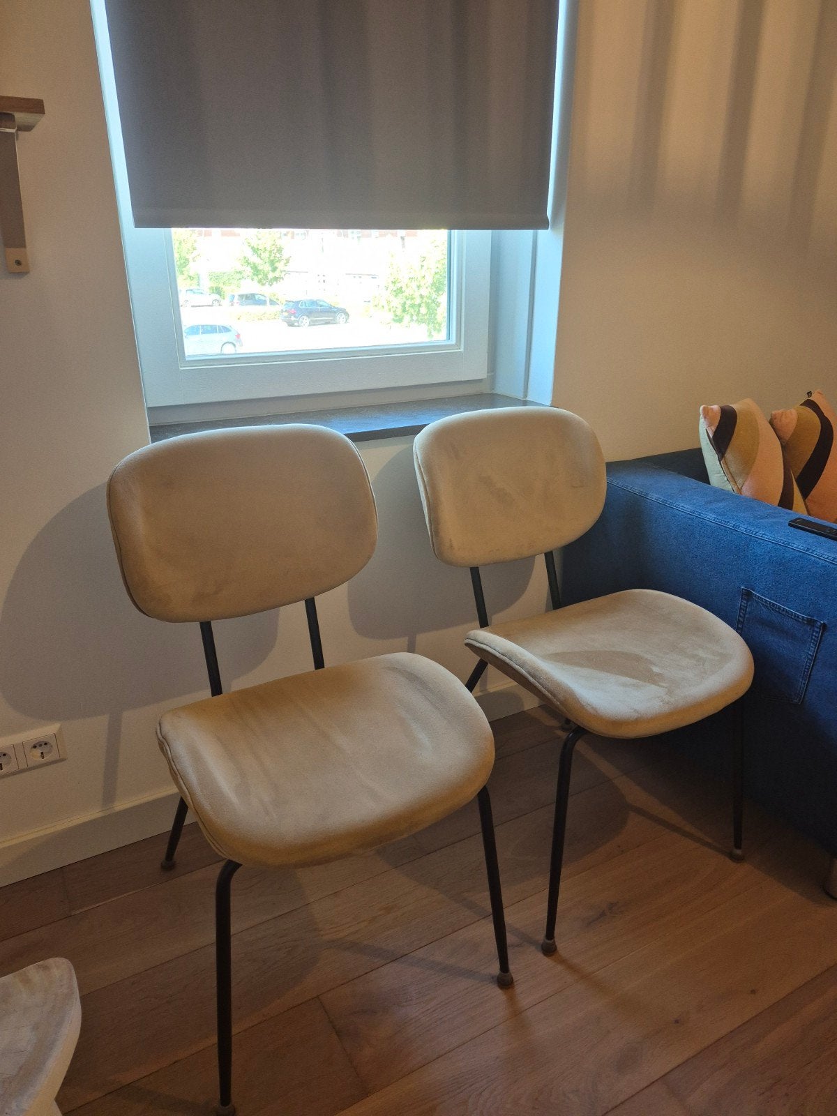 2 Hk living dining chairs, Ophalen, Overige kleuren, Stof