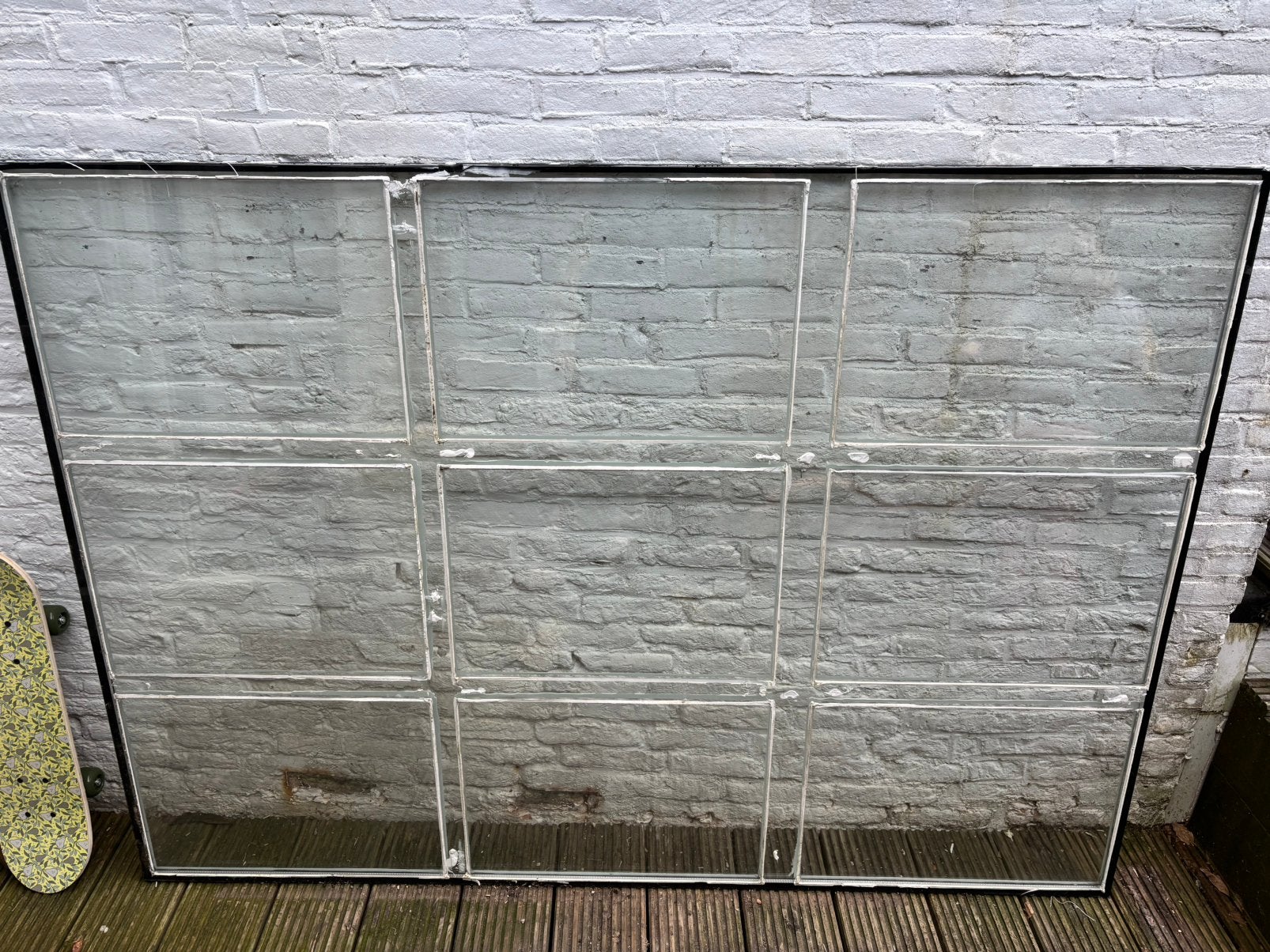Glasplaat dubbelglas gratis ophalen, Doe-het-zelf en Verbouw, Glas en Ramen, Ophalen, Gebruikt, Glasplaat, Dubbelglas