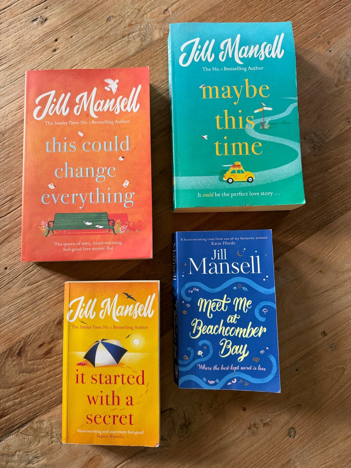Jill Mansell Boeken - 4-delige set, Ophalen of Verzenden, Gelezen, Nederland