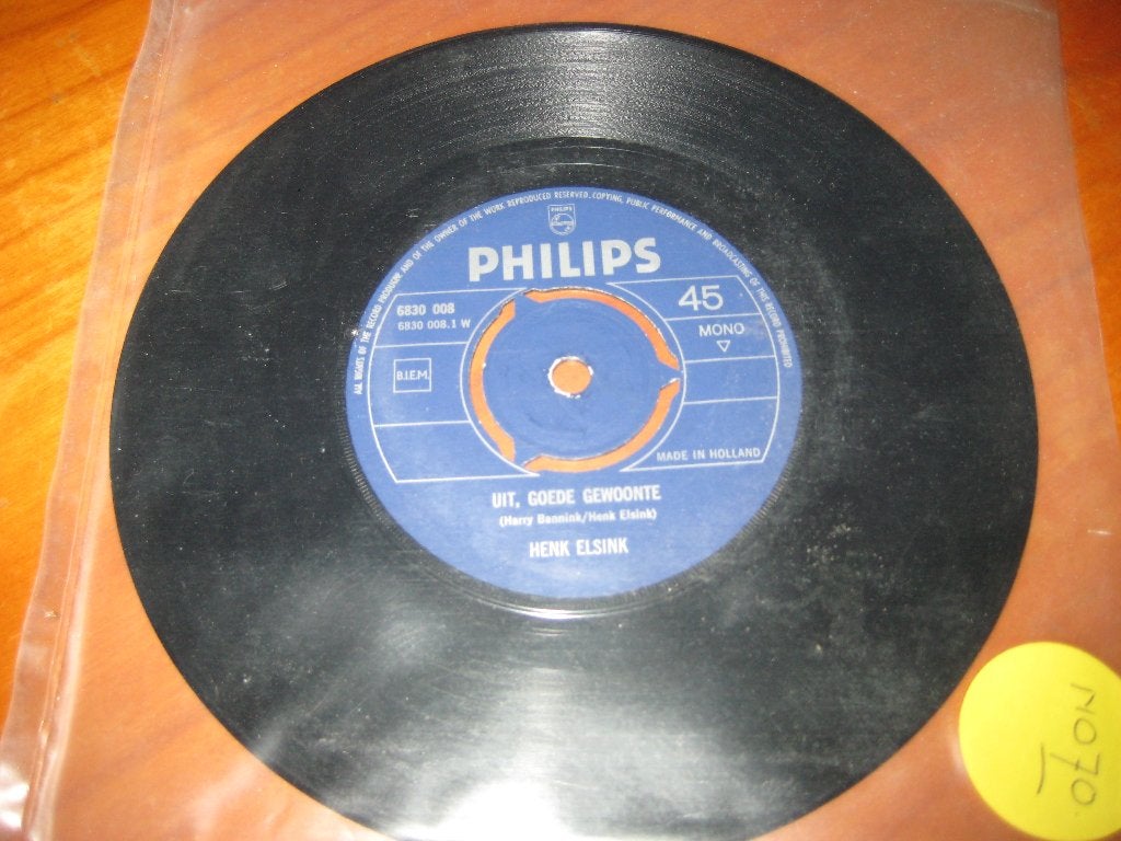 Henk Elink: Uit, goede gewoonte (NO80), Ophalen of Verzenden, Zo goed als nieuw, Nederlandstalig