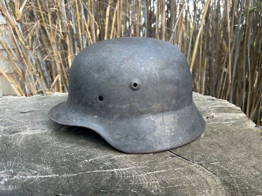 Duitse M40 helm WO2, Ophalen of Verzenden, Duitsland, Helm of Baret