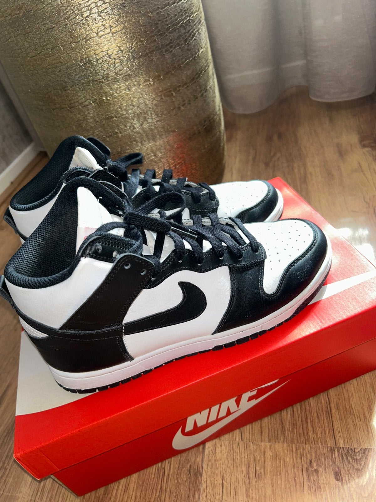 Nike dunk high, Ophalen of Verzenden, Zo goed als nieuw, Sneakers of Gympen