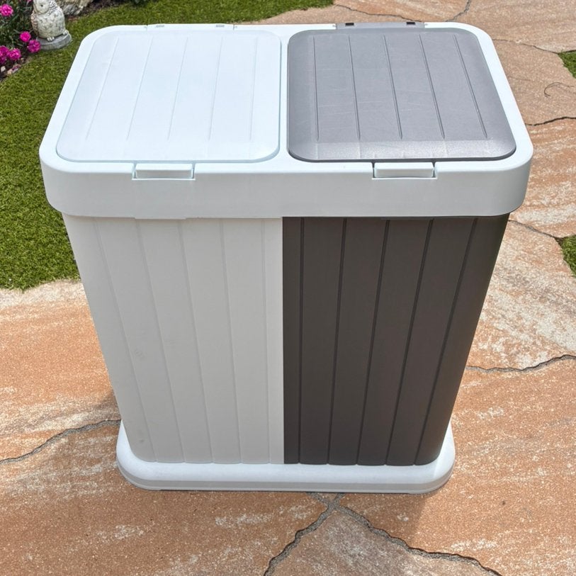 Dubbele Wasmand, Huis en Inrichting, Ophalen, Zo goed als nieuw, Wit