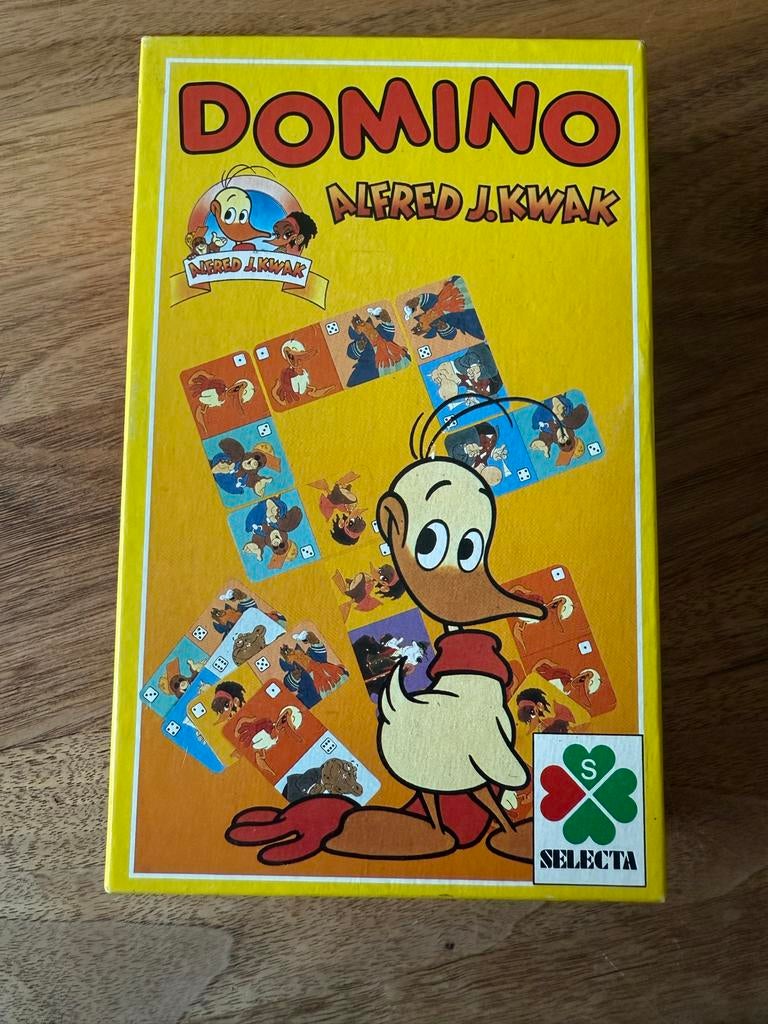 Domino Alfred J. Kwak - Selecta Domino, Hobby en Vrije tijd, Gezelschapsspellen | Bordspellen, Een of twee spelers, Ophalen of Verzenden