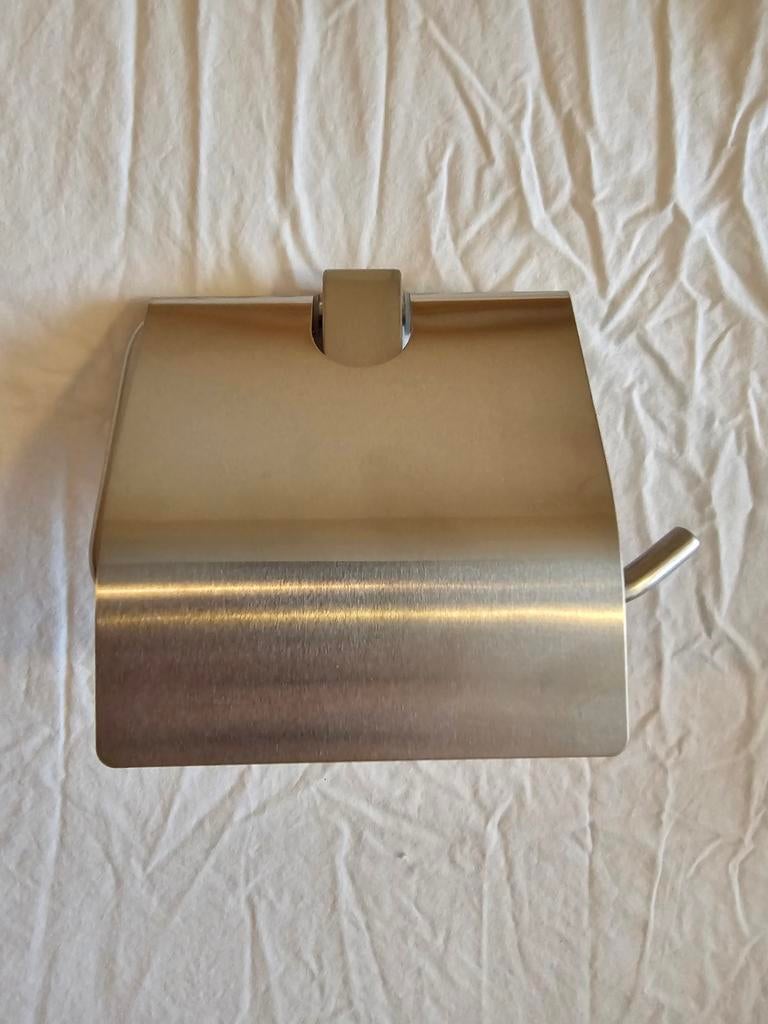 Wiesbaden toiletrolhouder geborsteld RVS, Ophalen of Verzenden, Nieuw, Grijs, Overige typen