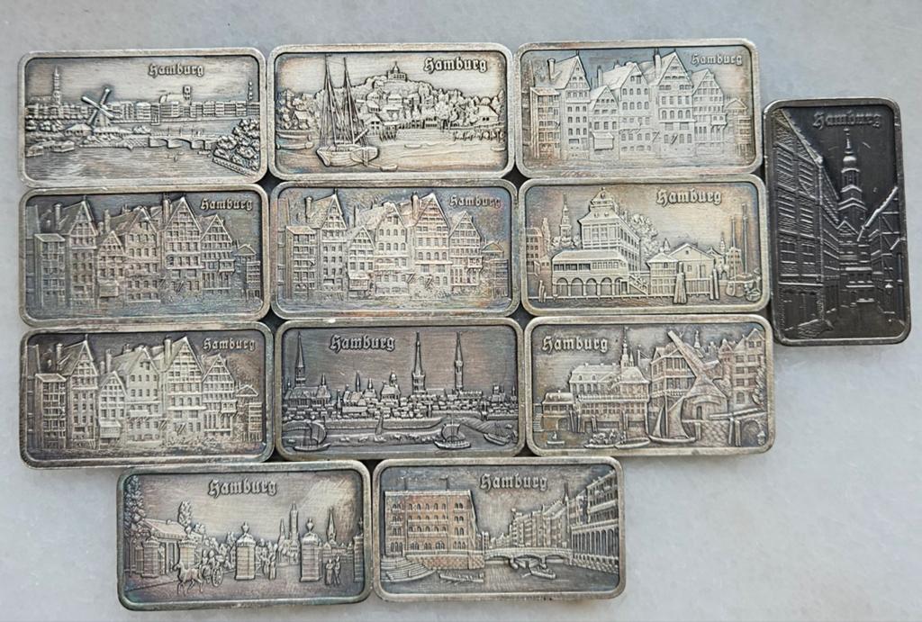 10 x 1 ounce heraeus, Ophalen of Verzenden, Zilver