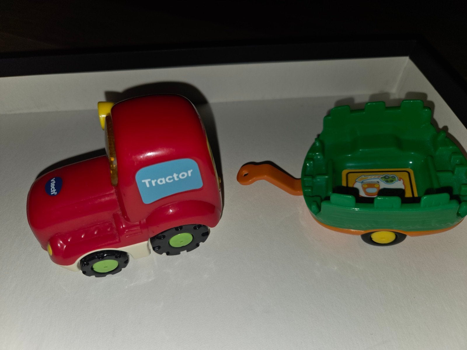 VTech Tractor met aanhanger - Zo goed als nieuw, Ophalen of Verzenden, Zo goed als nieuw