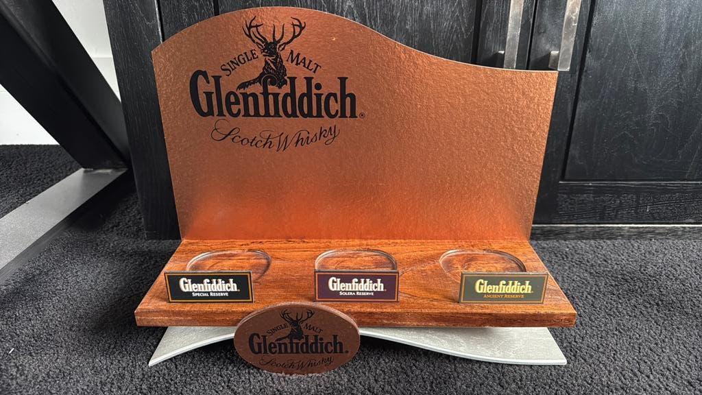 Glenfiddich Single Malt Scotch Whisky Display, Ophalen of Verzenden, Zo goed als nieuw
