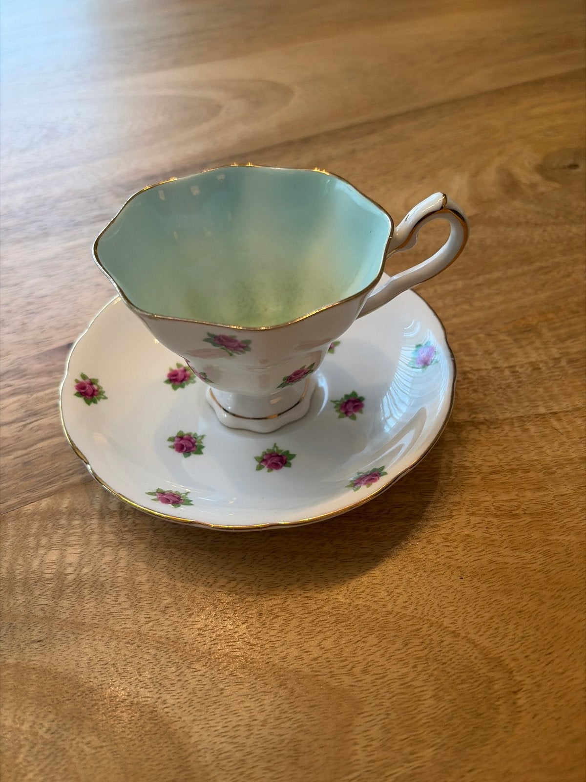 Royal Stafford Kop en Schotel - Vintage Rozen Design, Ophalen of Verzenden
