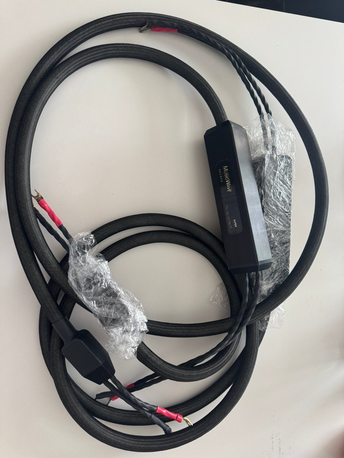 Transparant high end luidspreker kabel, Audio, Tv en Foto, Audiokabels en Televisiekabels, Ophalen, Zo goed als nieuw, Luidsprekerkabel