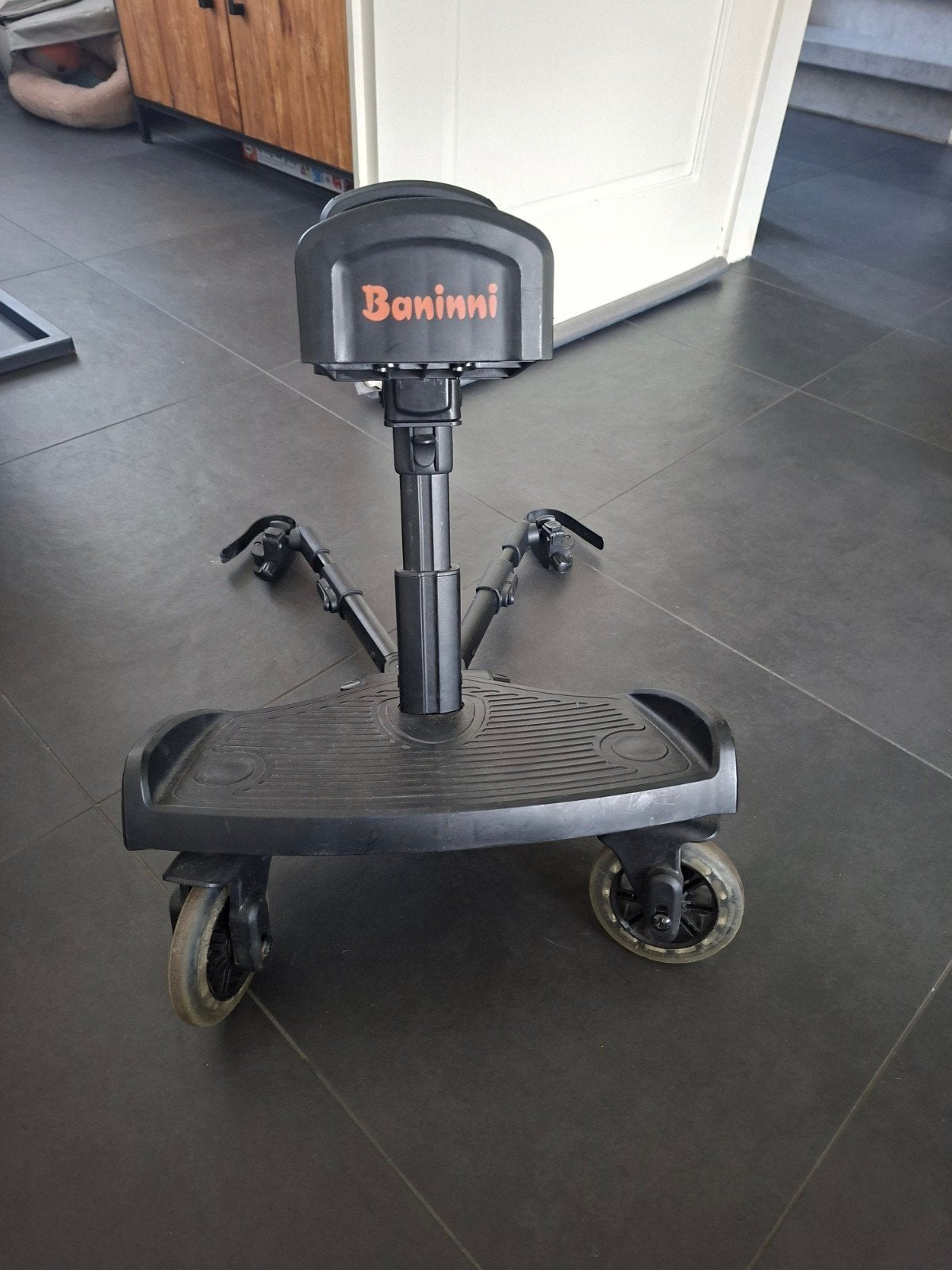 Meerijdplankje met zitje Baninni, Ophalen of Verzenden, Gebruikt, Kinderwagen, Overige merken