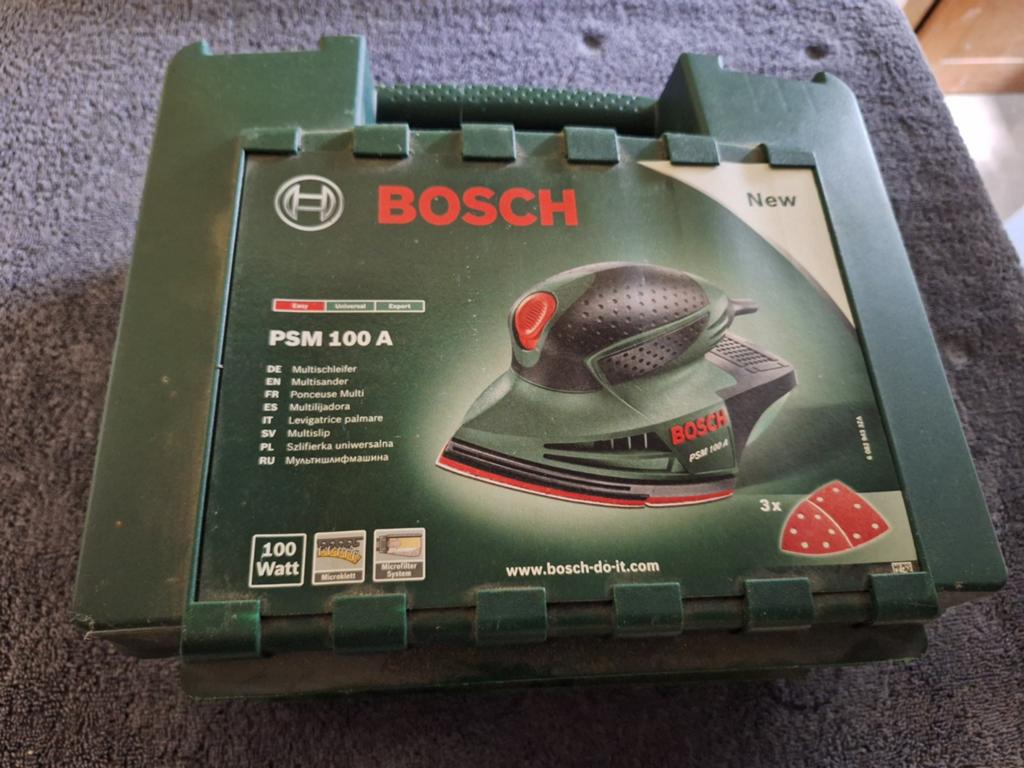 Bosch schuurmachine, Doe-het-zelf en Verbouw, Gereedschap | Schuurmachines, Ophalen, Minder dan 600 watt, Vlakschuurmachine