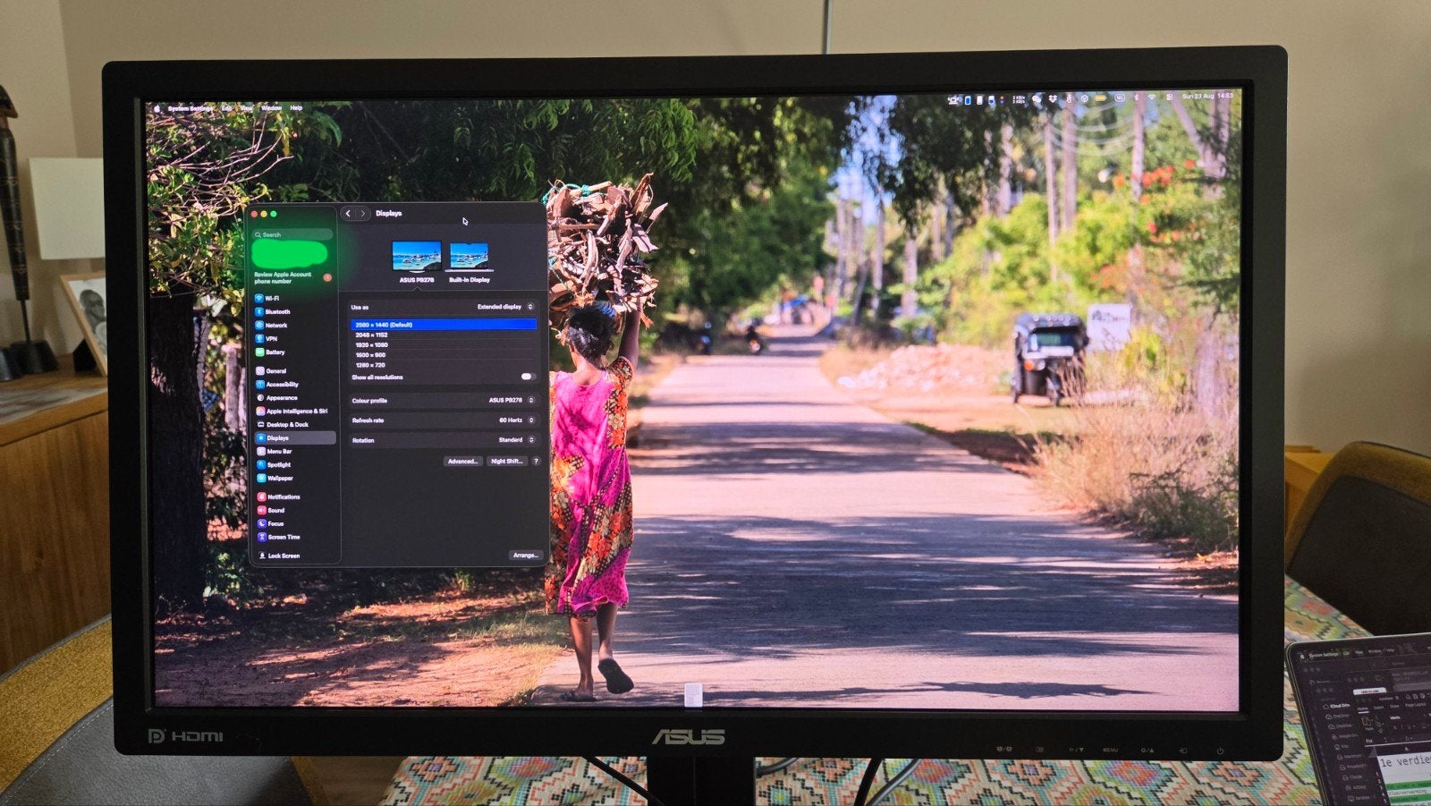 ASUS PB278Q 27 inch QHD Monitor, Gebruikt, Quad HD (2K), 5 ms of meer, PLS