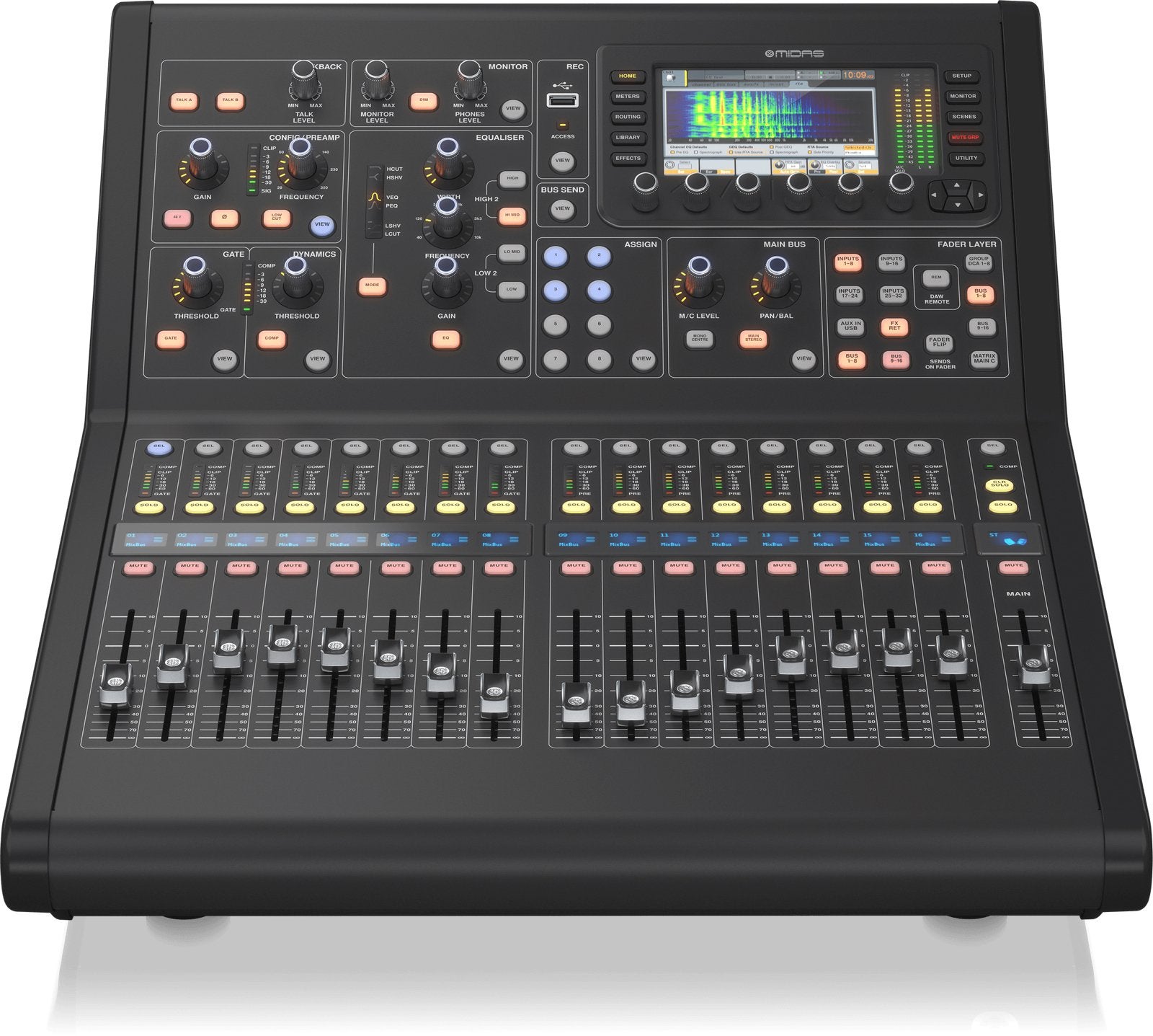 Midas M32R Live in 3 delige flightcase, Muziek en Instrumenten, Ophalen of Verzenden, Zo goed als nieuw, 20 kanalen of meer
