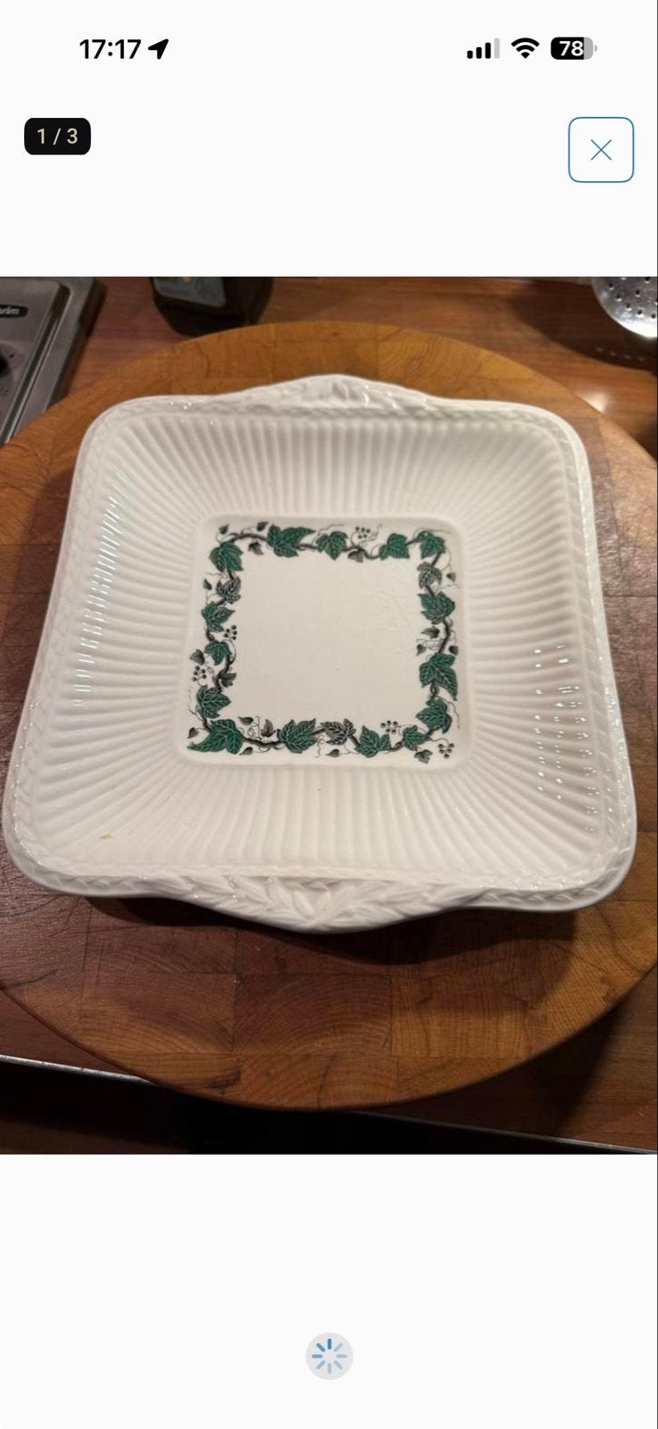 Wedgwood Stratford serveerschaal - Etruria Barlaston, Ophalen
