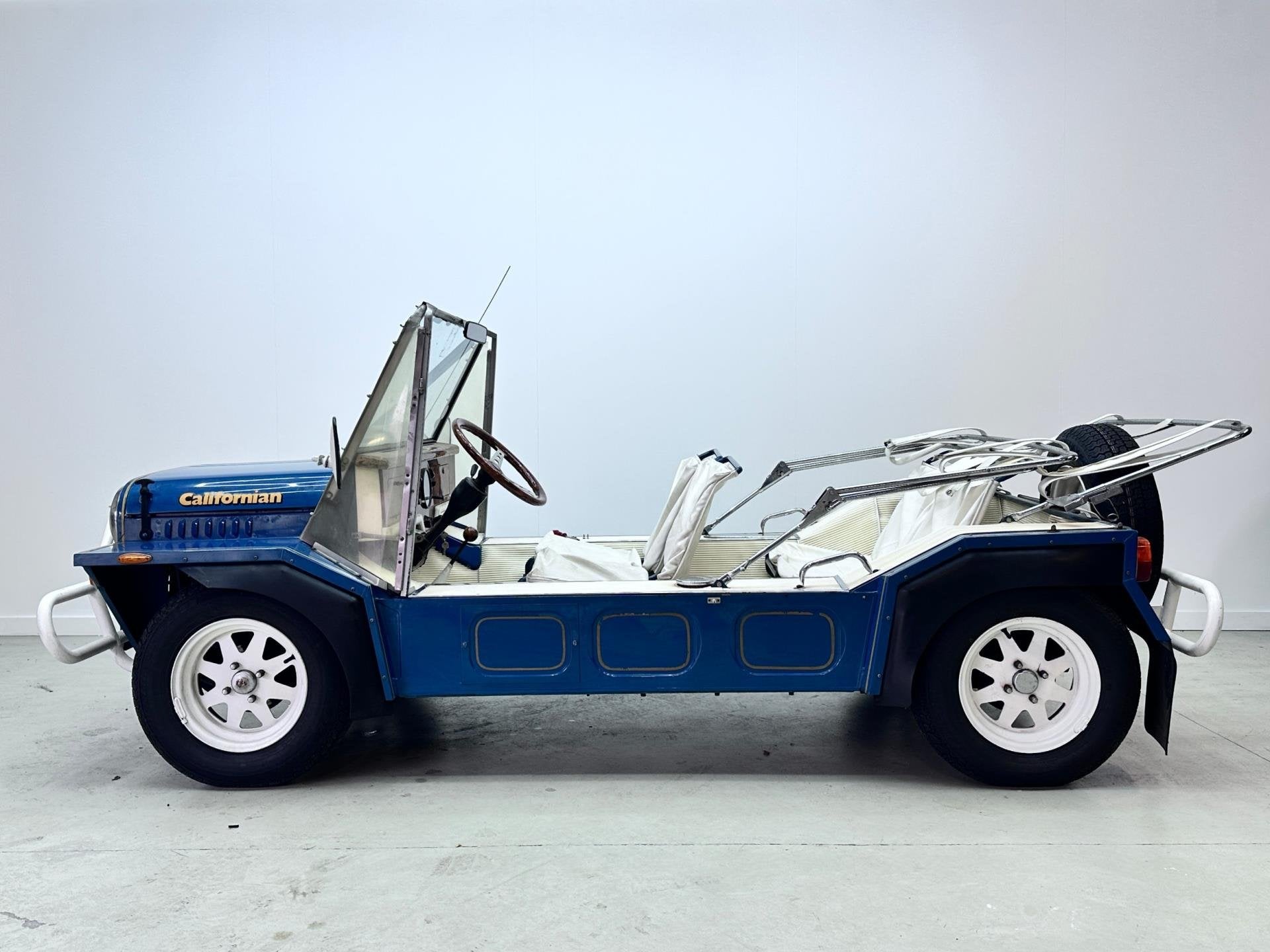 Mini Moke Uniek Exemplaar / Top condition / Original, Auto's, Voorwielaandrijving, Gebruikt, 658 kg, Cabriolet
