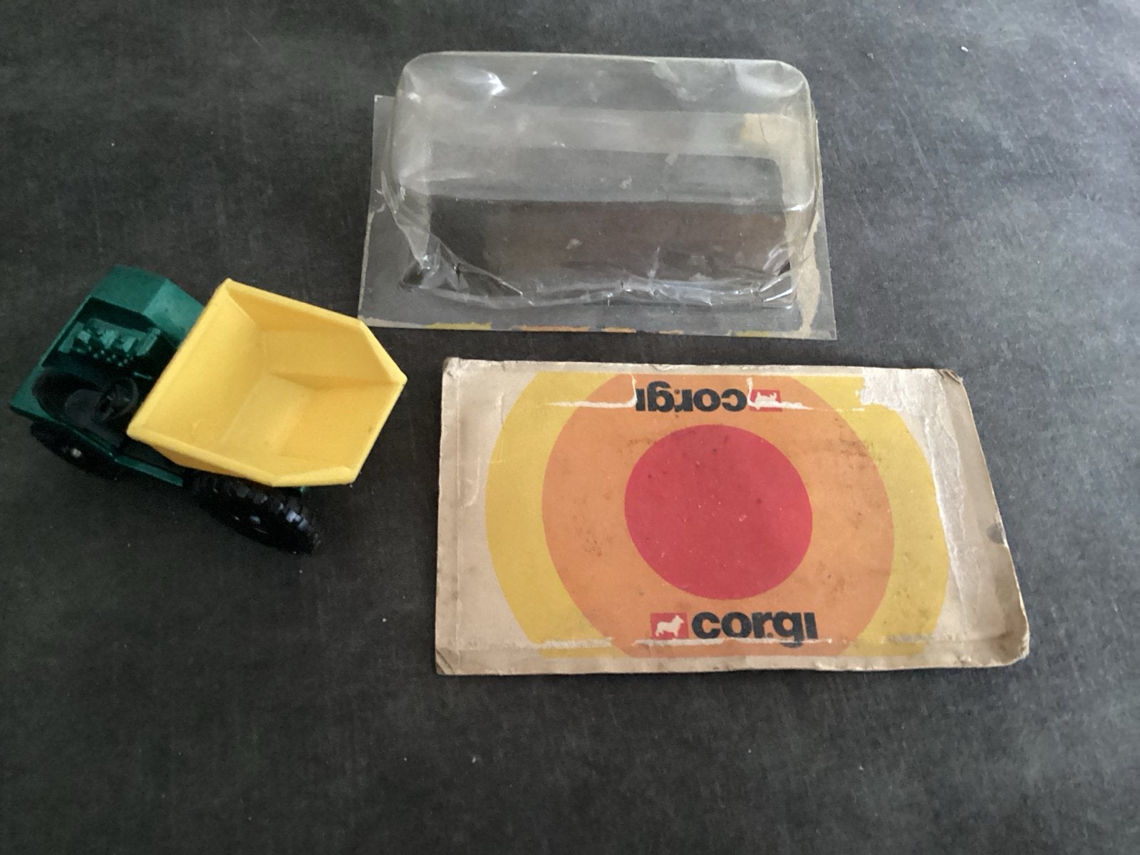 Vintage Corgi kiepwagen met originele verpakking, Ophalen of Verzenden, 1:50 of kleiner, Truck, Overige merken