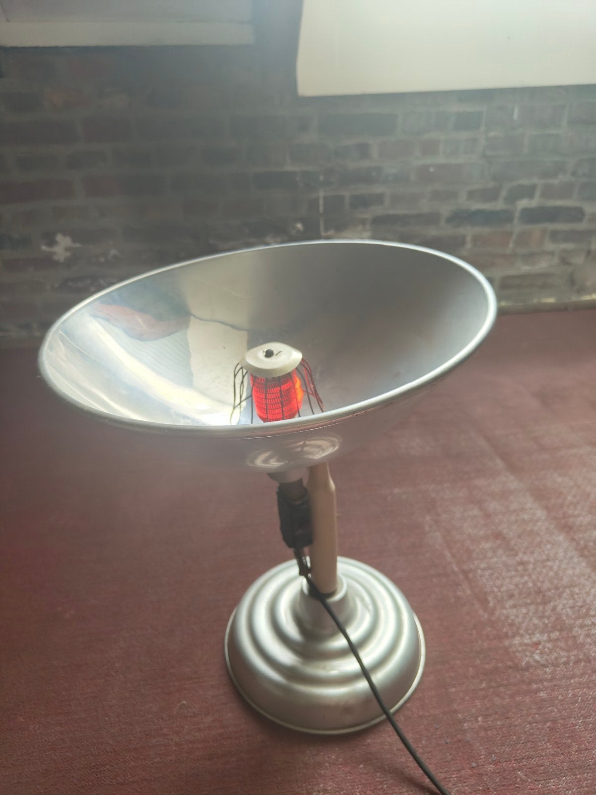 Vintage warmtelamp / infraroodlamp, Ophalen