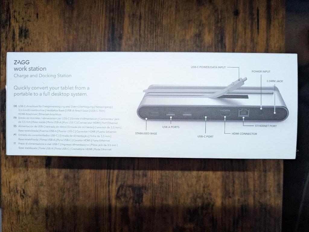 ZAGG ZGUCCH-WHE ZAGG Power Work Station USB-C Desktop Dock, Verzenden, ZAGG, Tablet, Docking station