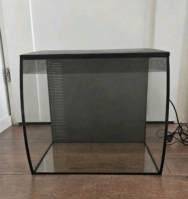 Fluval Flex 2.0 Aquarium Compleet 57L Zwart, Ophalen, Zo goed als nieuw, Leeg aquarium