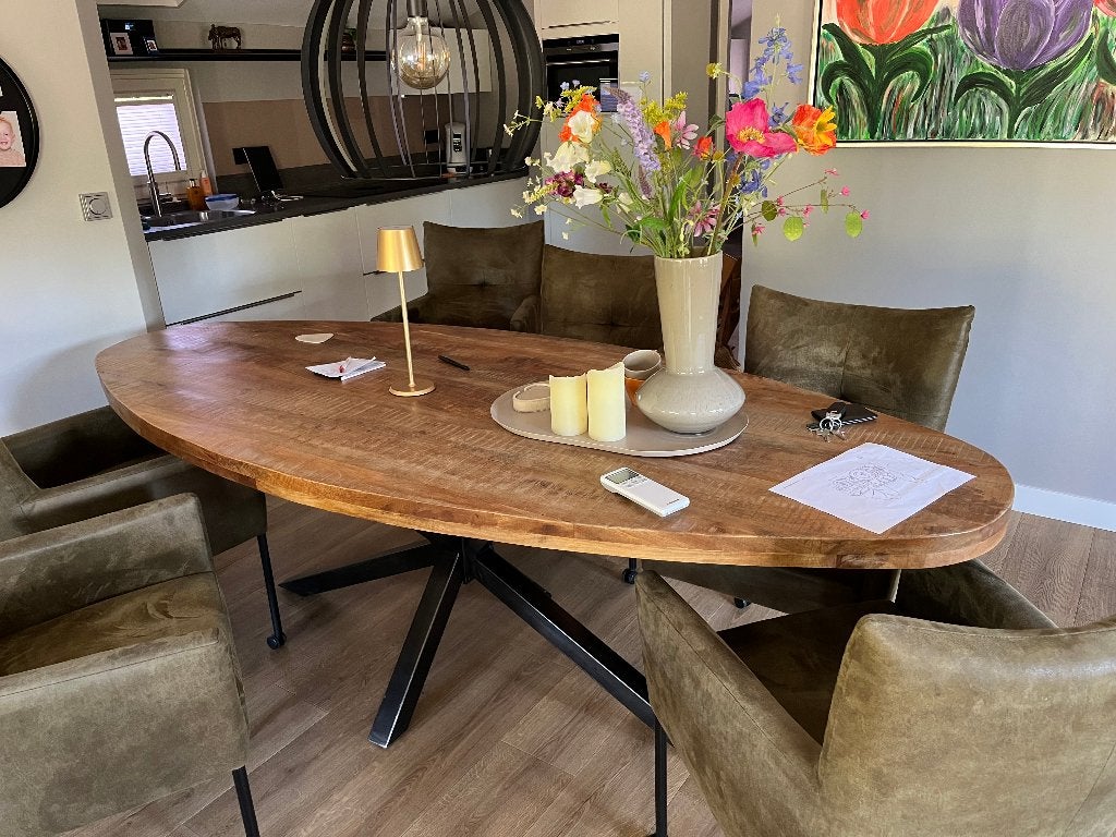 Eettafel, Ophalen, Gebruikt, 200 cm of meer, 50 tot 100 cm