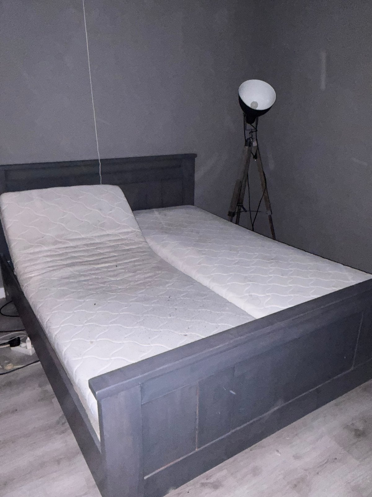 Elektrisch bed frame 1,60 x 2,00, Ophalen, Gebruikt, Tweepersoons, 200 cm