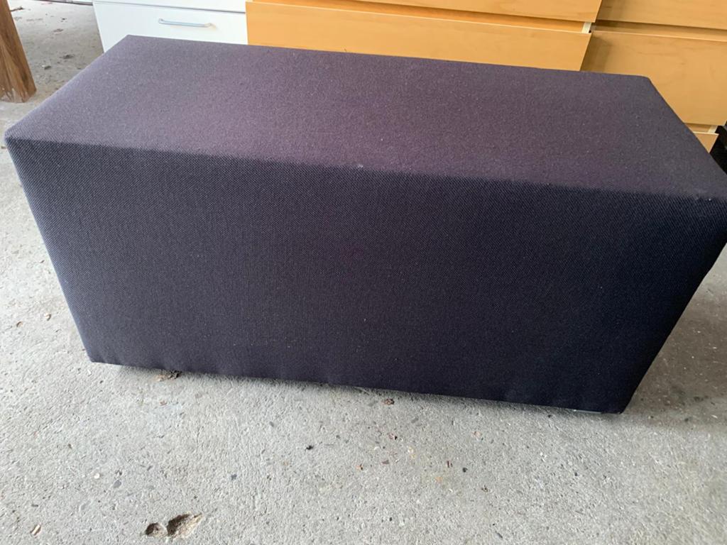 Hocker rechthoek., Ophalen, Minder dan 50 cm, 100 tot 125 cm, Zo goed als nieuw