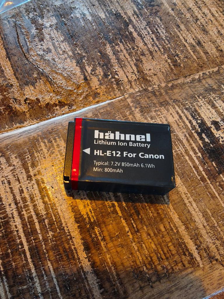 2x Hähnel HL-E12 Lithium Ion Batterij voor Canon, Ophalen of Verzenden