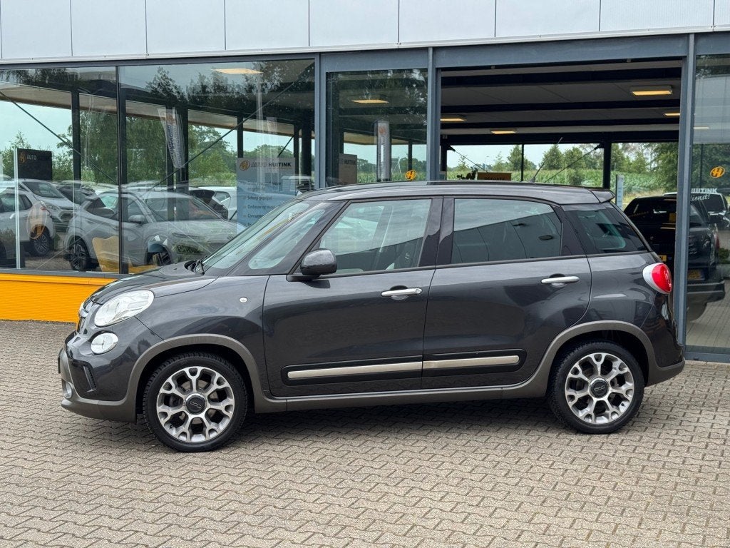 Fiat 500L 1.4-T-JET Lounge - climate control - sensoren, Voorwielaandrijving, Gebruikt, 4 cilinders, Met garantie (alle)