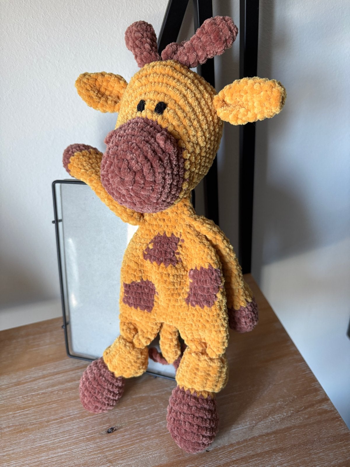 Gehaakte Zachte Knuffels: Giraffe, Muis, Aap, Gans, Ezel, Giraf, Handgemaakt, Nieuw, Ophalen of Verzenden