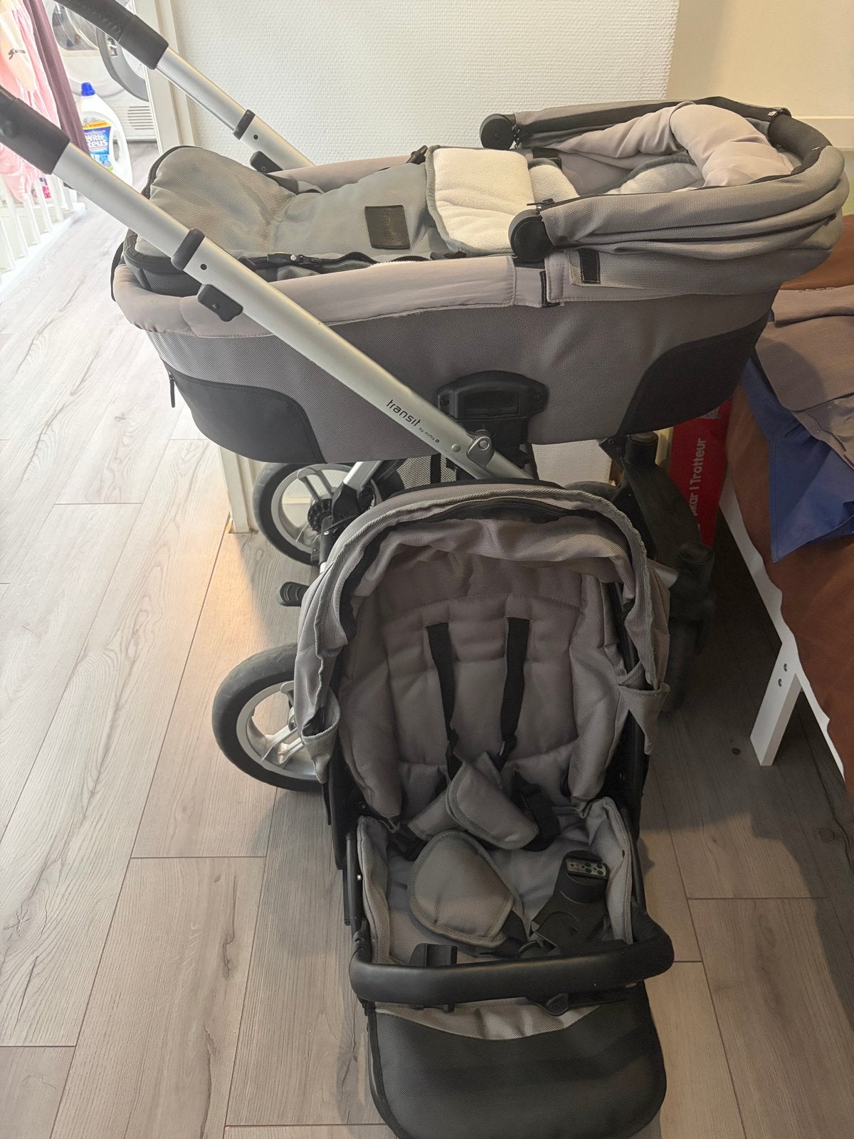 Mutsy Transit combiwagen met reiswieg, Ophalen, Gebruikt, Combiwagen, Mutsy
