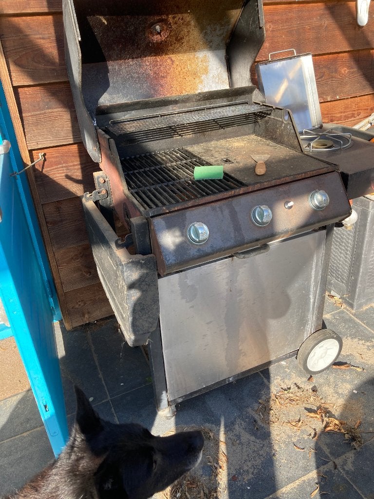 Bbq buiten keuken, Tuin en Terras, Ophalen, Gebruikt, Gas, Vrijstaand