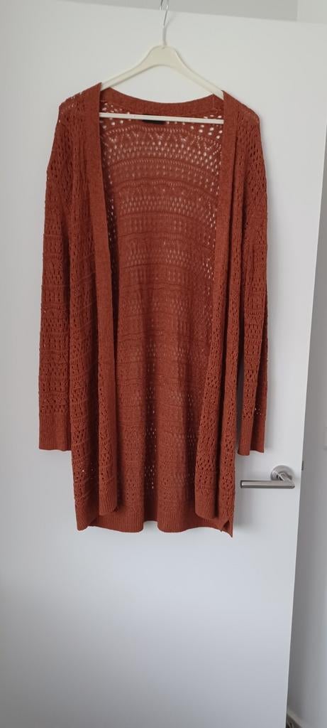 Taifun gehaakt vest maat M roestkleur, Maat 38/40 (M), Ophalen of Verzenden, Zo goed als nieuw, Taifun