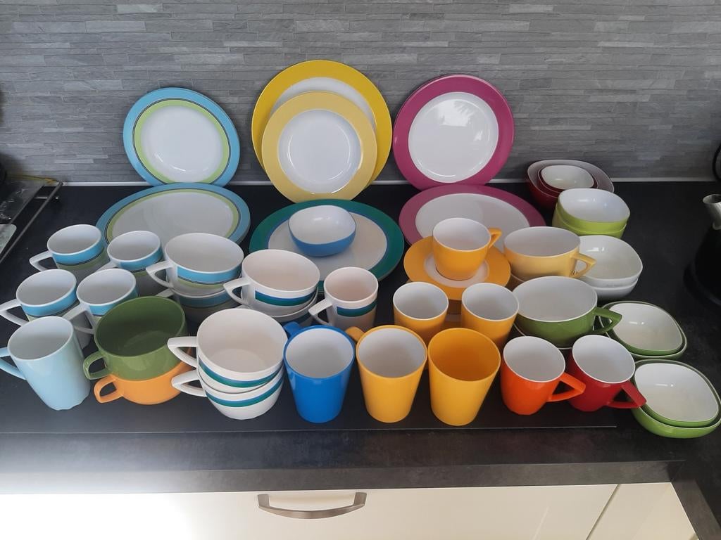 Mepal Rosti Kampeerservies item allerlei kleuren p.stuk, Ophalen of Verzenden, Zo goed als nieuw