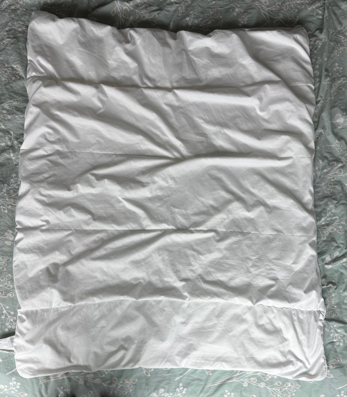 Peuter/kleuterdekbed 120x150 cm hema, Ophalen, Gebruikt, Jongetje of Meisje, Wit