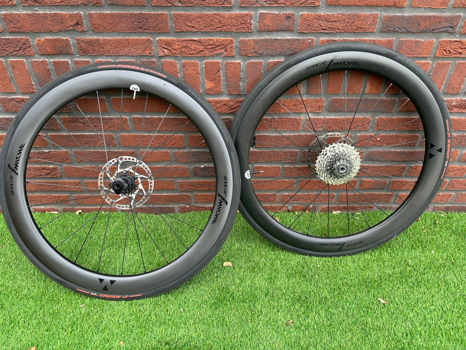 Miche SWR evo 50 Carbon wielen COMPLEET, Fietsen en Brommers, Zo goed als nieuw, Racefiets, Carbon, Ophalen