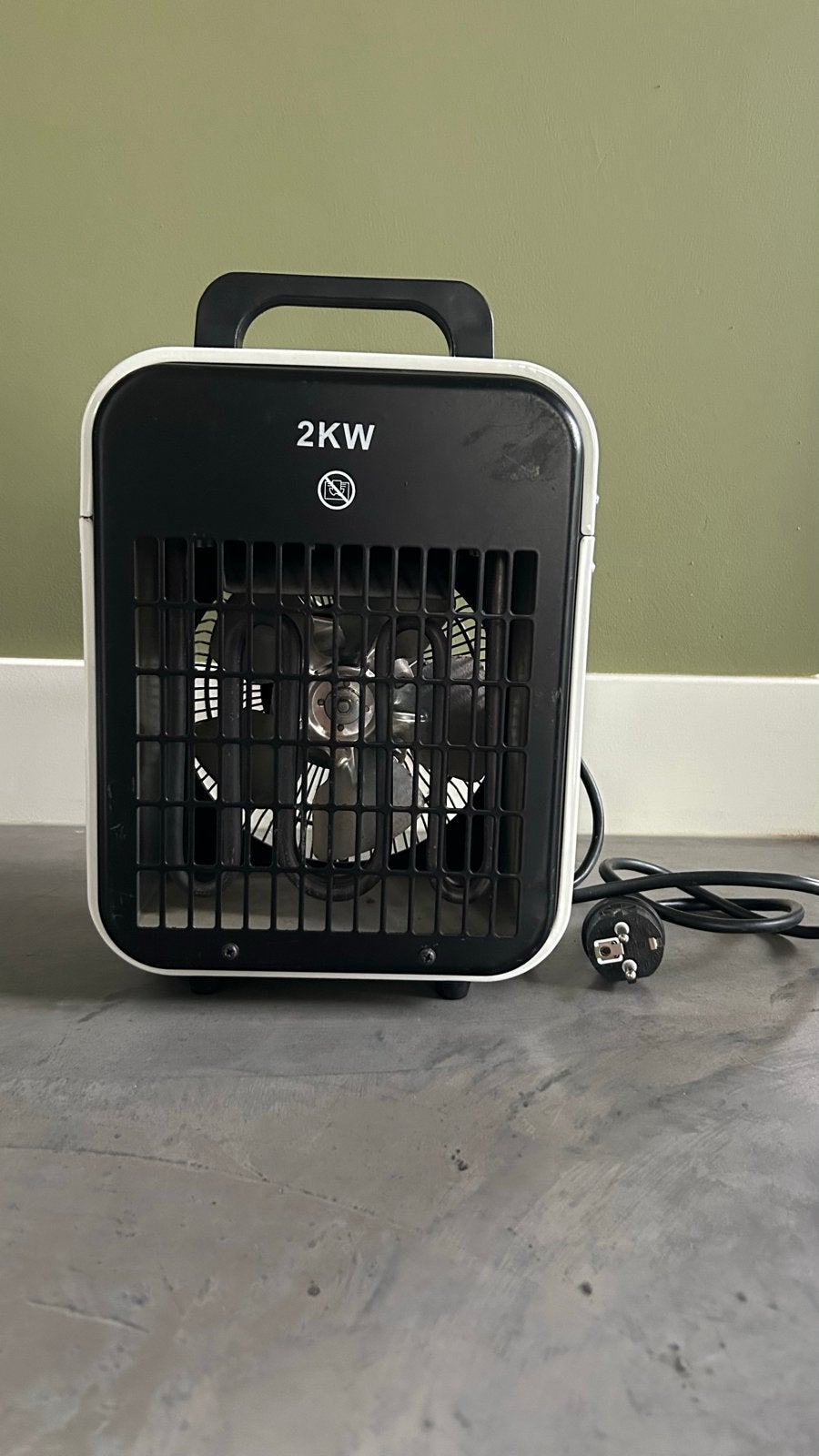 2KW Elektrische Kachel, Ophalen, Zo goed als nieuw, Elektrisch, Overige soorten