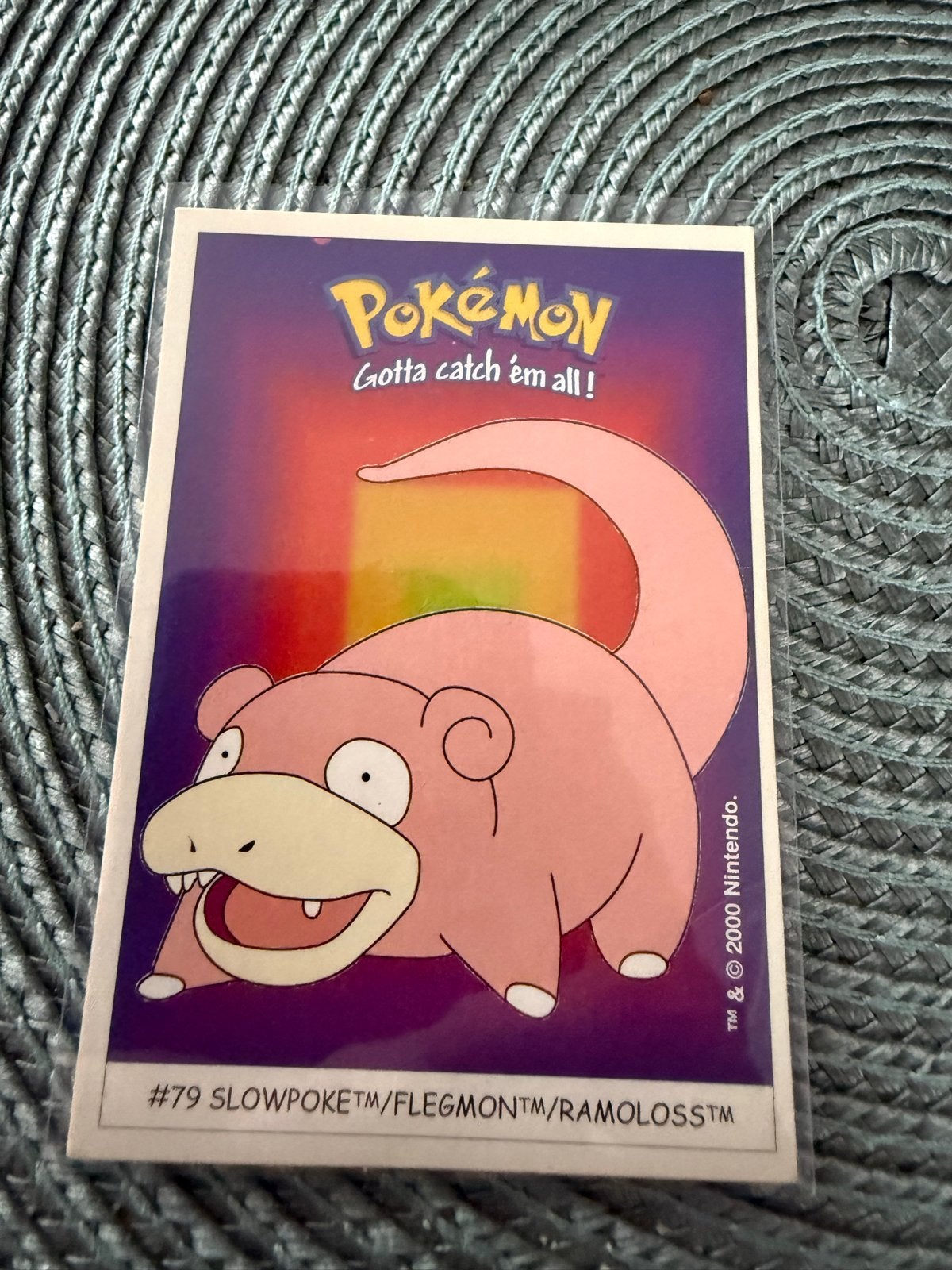 Dunkin Boomer Pokémon kaart #79 Slowpoke, Hobby en Vrije tijd, Verzamelkaartspellen | Pokémon, Ophalen of Verzenden, Gebruikt