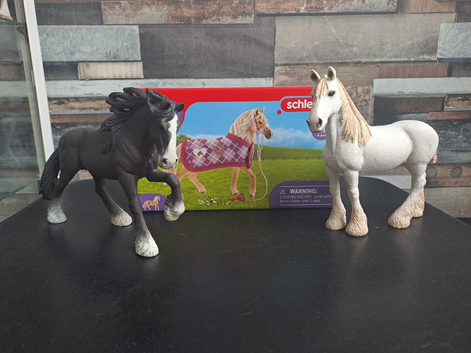 Schleich paarden set, Ophalen of Verzenden, Zo goed als nieuw, Paard, Beeldje of Figuurtje