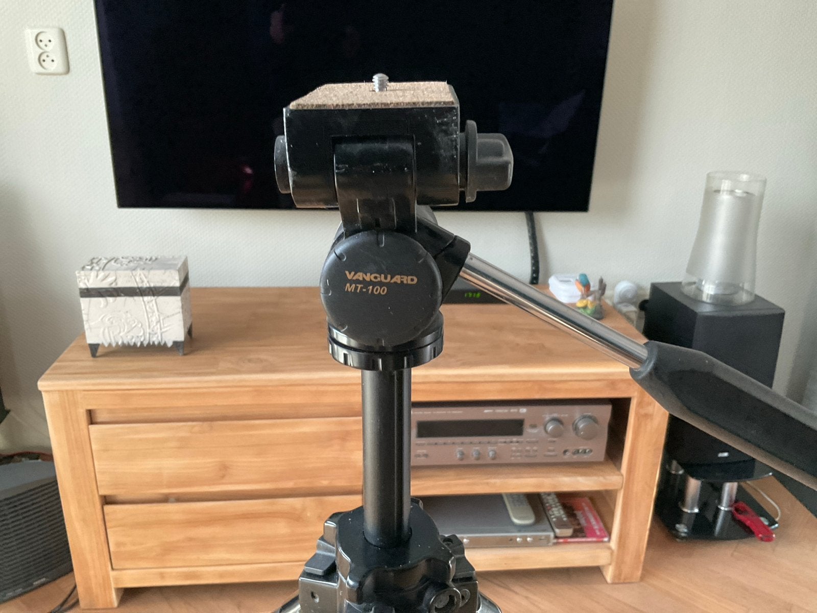 Vanguard MT-100 driepoot statief, Gebruikt, Met handvat, Ophalen of Verzenden, Driepoot