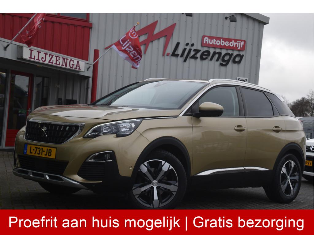 Peugeot 3008 1.6 e-THP GT Line Carplay | Keyless | Camera |, Auto's, 4 cilinders, Bruin, Leder en Stof, Bedrijf
