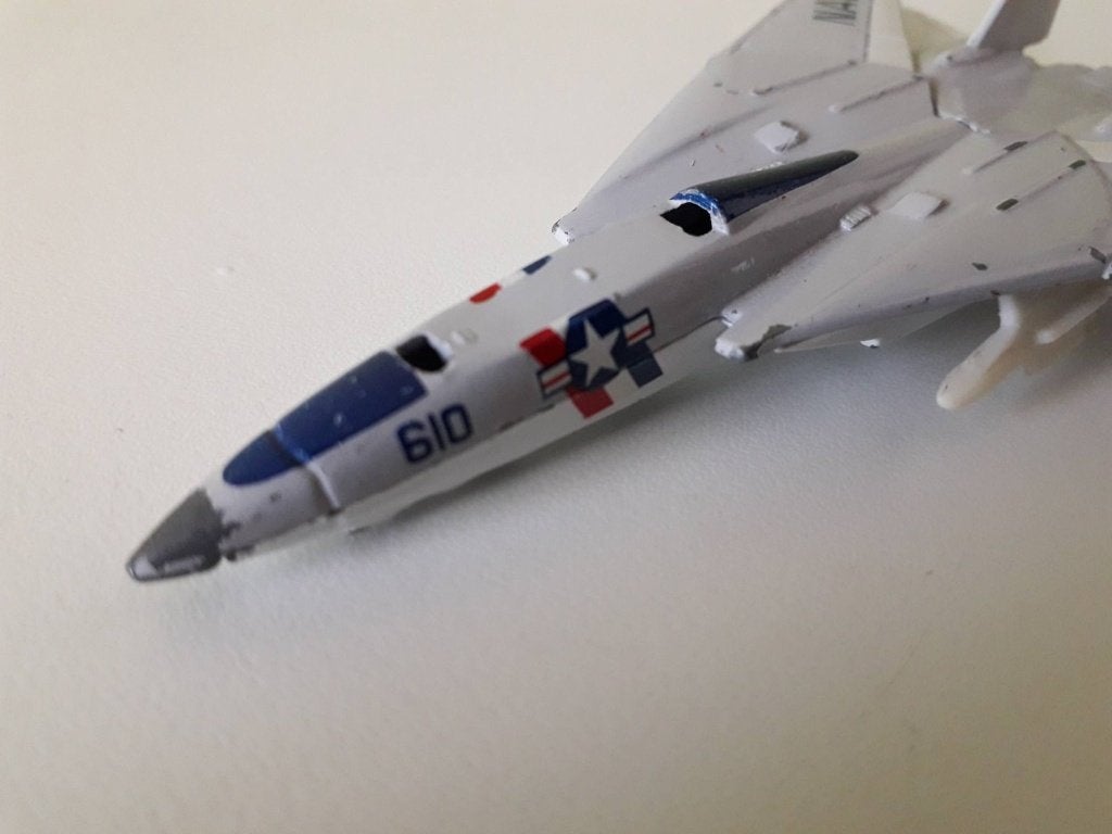 Grumman f-14 tomcat      matchbox, Ophalen of Verzenden, Gebruikt, Overige typen