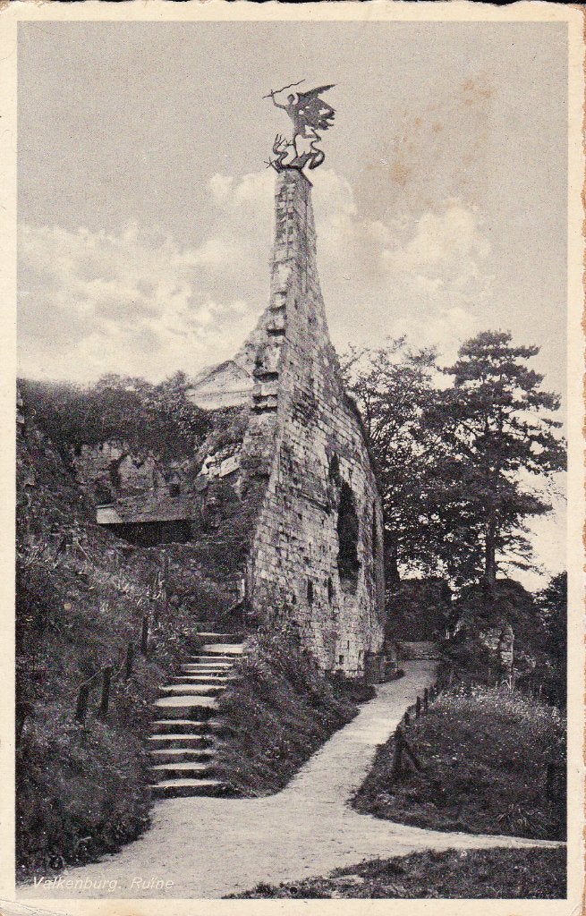 01139 Valkenburg - Ruïne - gel. 1939, Verzenden, 1920 tot 1940, Gelopen, Limburg