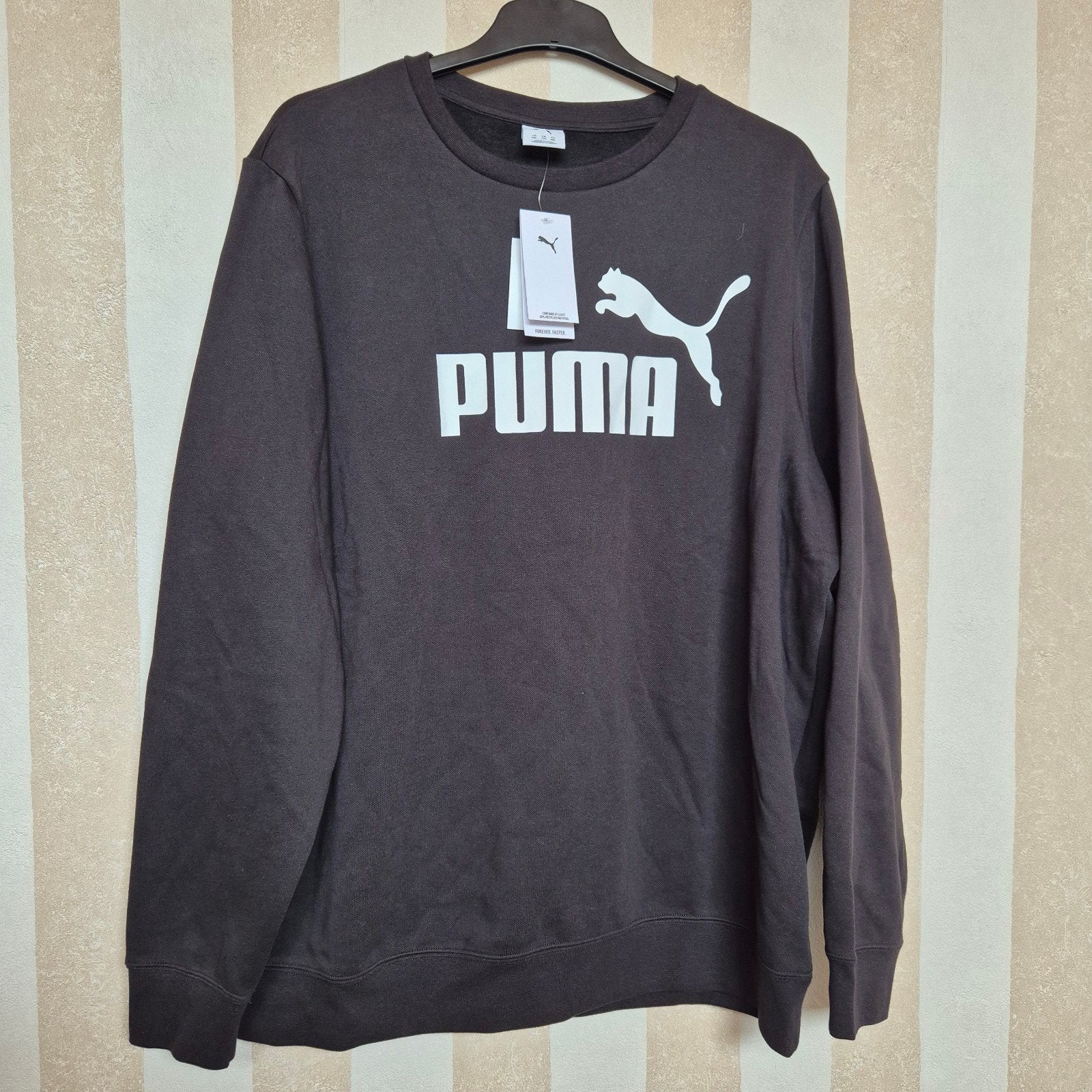 Nieuwe Zwarte Puma Heren Trui XXL, Puma, Zwart, Nieuw, Overige maten