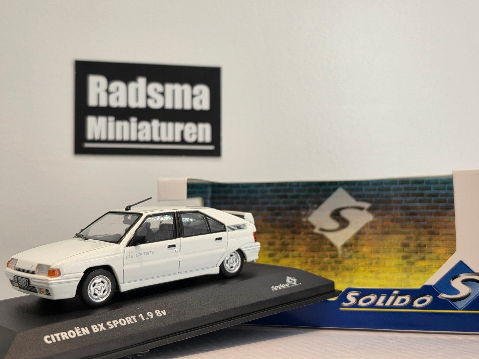 Citroën Bx Sport 1.9 - Wit - 1:43 Solido, Auto, Solido, Nieuw, Ophalen of Verzenden