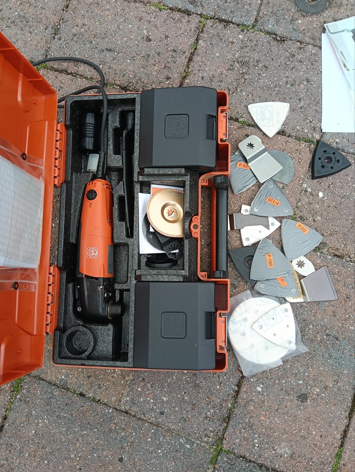 Fein Multimaster FMM 350 QSL - Complete Set, Ophalen of Verzenden, Gebruikt, Minder dan 600 watt, Overige typen