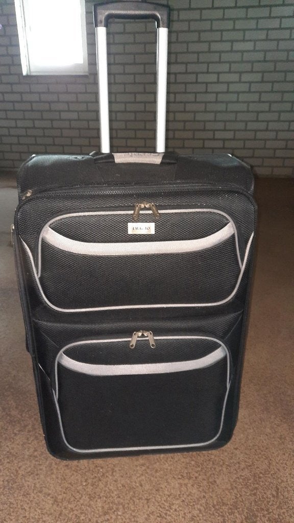 koffer rolkoffer, Sieraden, Tassen en Uiterlijk, Koffers, Overige materialen, Wieltjes, Gebruikt, 35 tot 45 cm