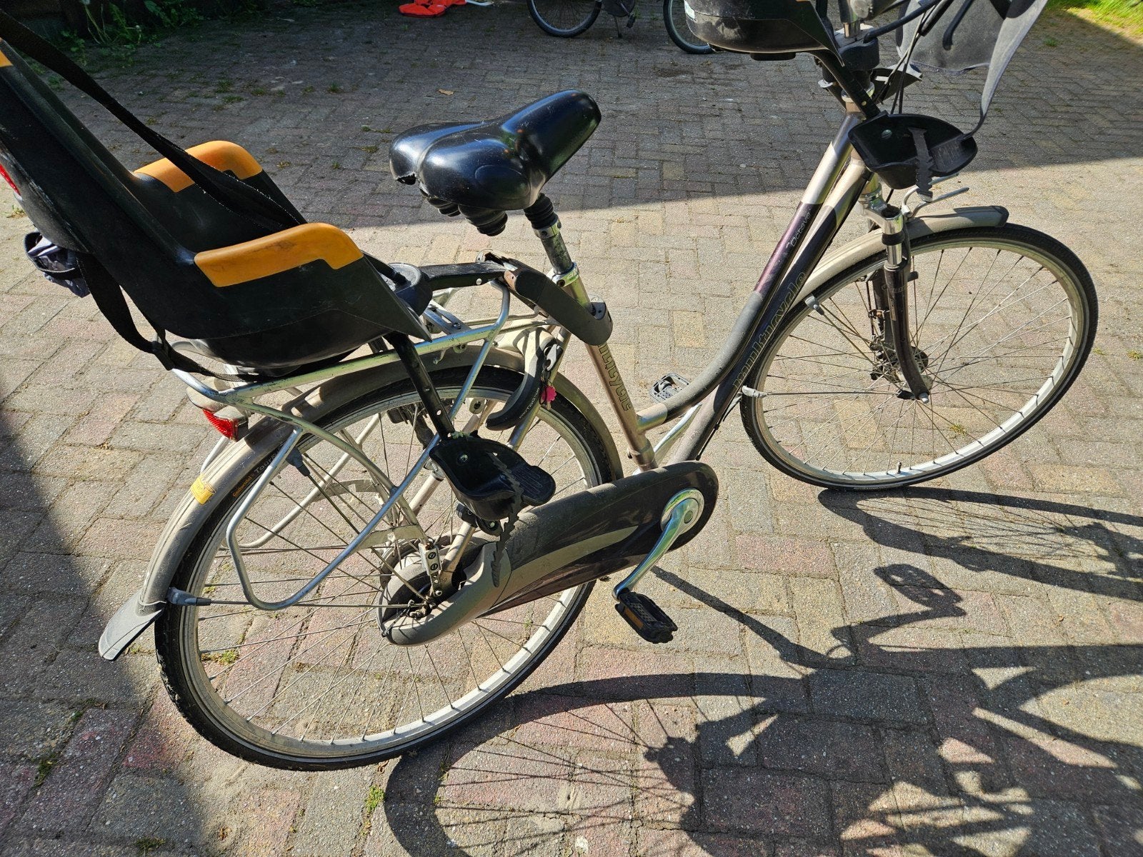 Multicycle Octave damesfiets met kinderzitjes, Fietsen en Brommers, Ophalen, Gebruikt, Overige merken