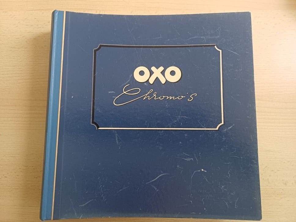 Vintage OXO Chroom's Plaatjesalbum - Indianen & Finland, Ophalen of Verzenden, Gelezen